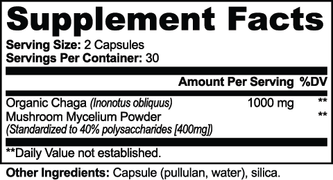 Chaga Mushroom Capsules
